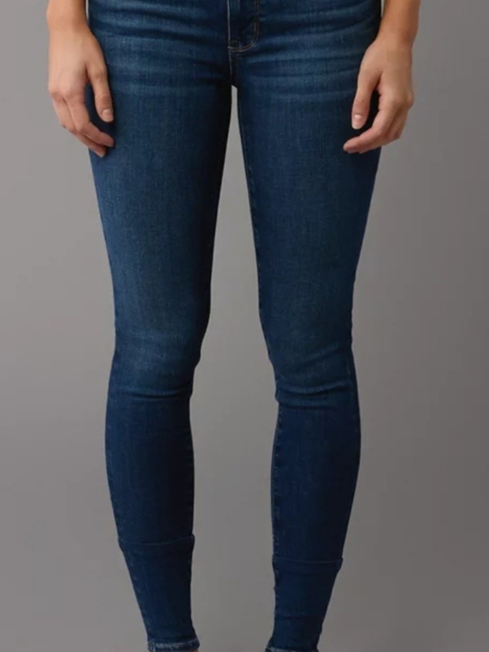 American Eagle Outfitters Navy Blue Skinny Jeans